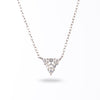 Elegant Triangle Silver Necklace